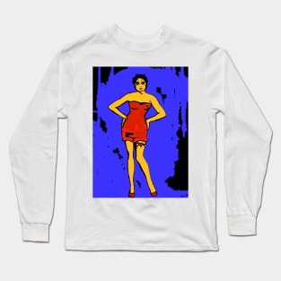 Femme Fatale Flapper Bo Boop Be Doo #2 Long Sleeve T-Shirt